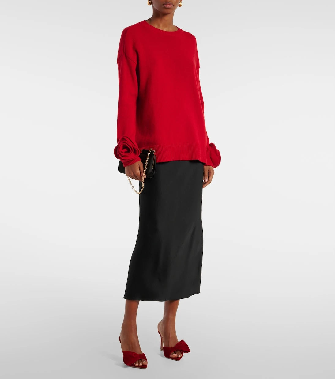 Gianvito Rossi - 85 bow-detail velvet mules