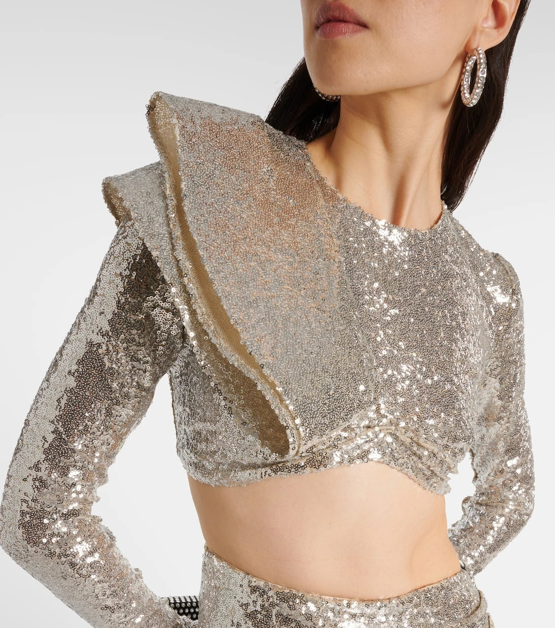 Maticevski - Sequined crop top