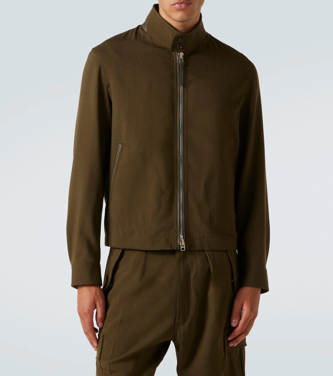 Tom Ford - Yün, kaşmir ve ipek bluzon ceket