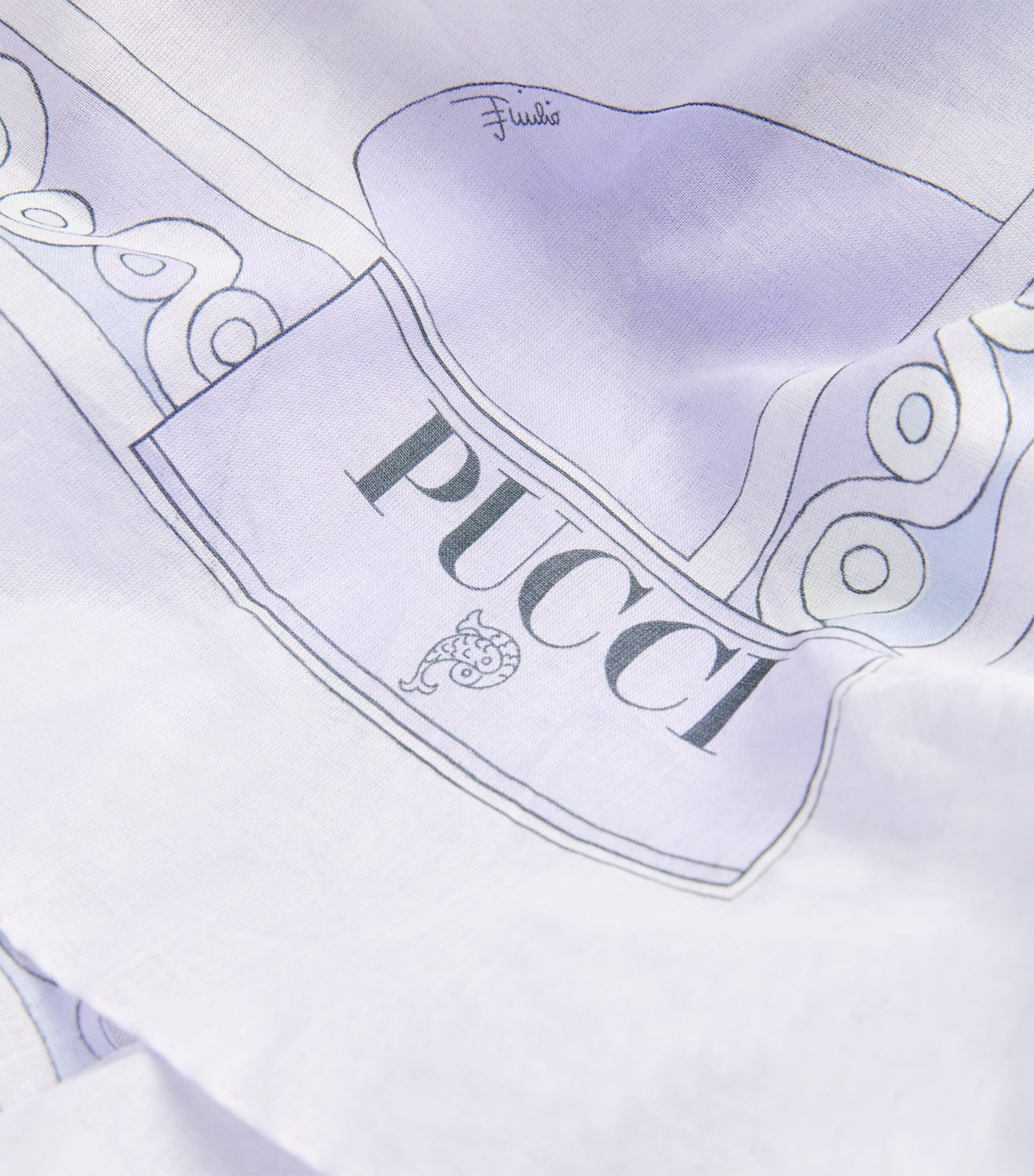 Purple Cotton Tie-Side Pareo