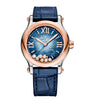 Chopard Rose Gold, Stainless Steel and Diamond Happy Sport Watch 36mm