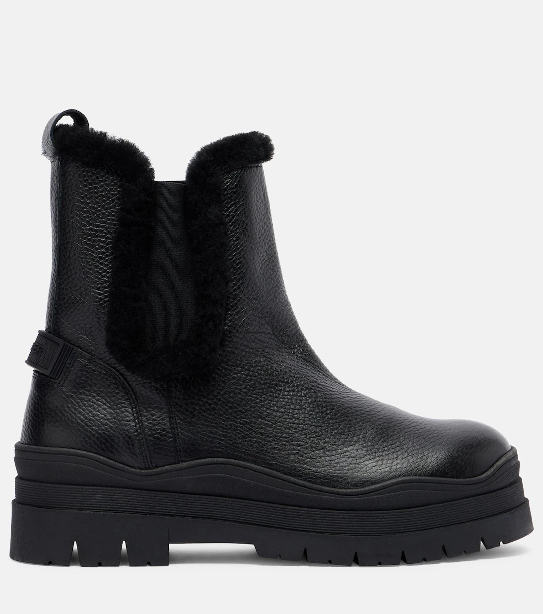 Bogner - Arosa shearling-lined leather Chelsea boots