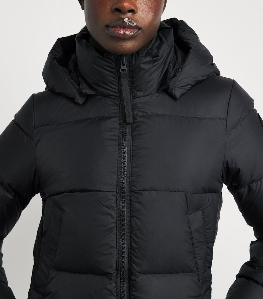 Canada Goose Black Down Mystique Parka Coat