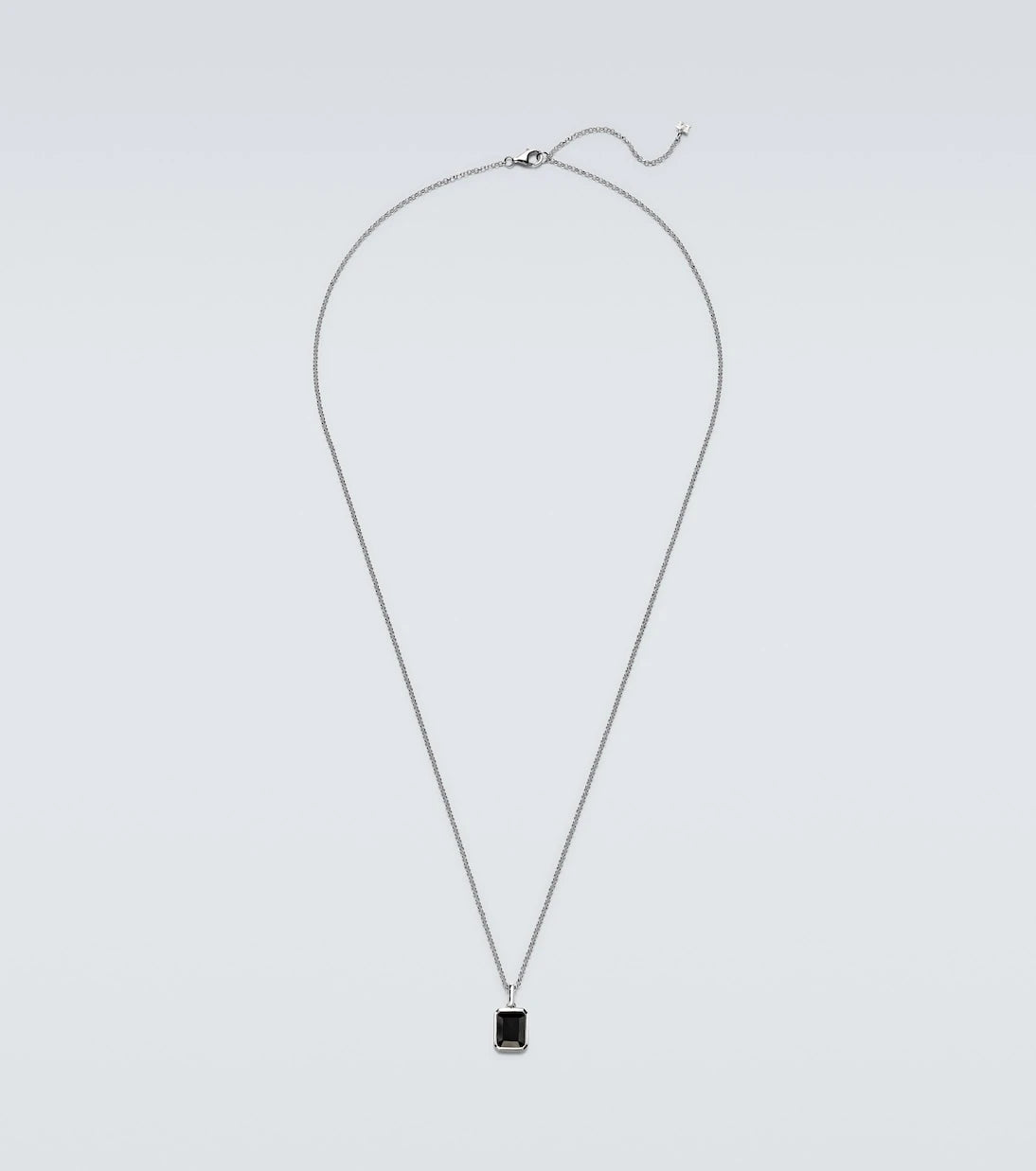 Mateo - Sterling silver pendant necklace with onyx