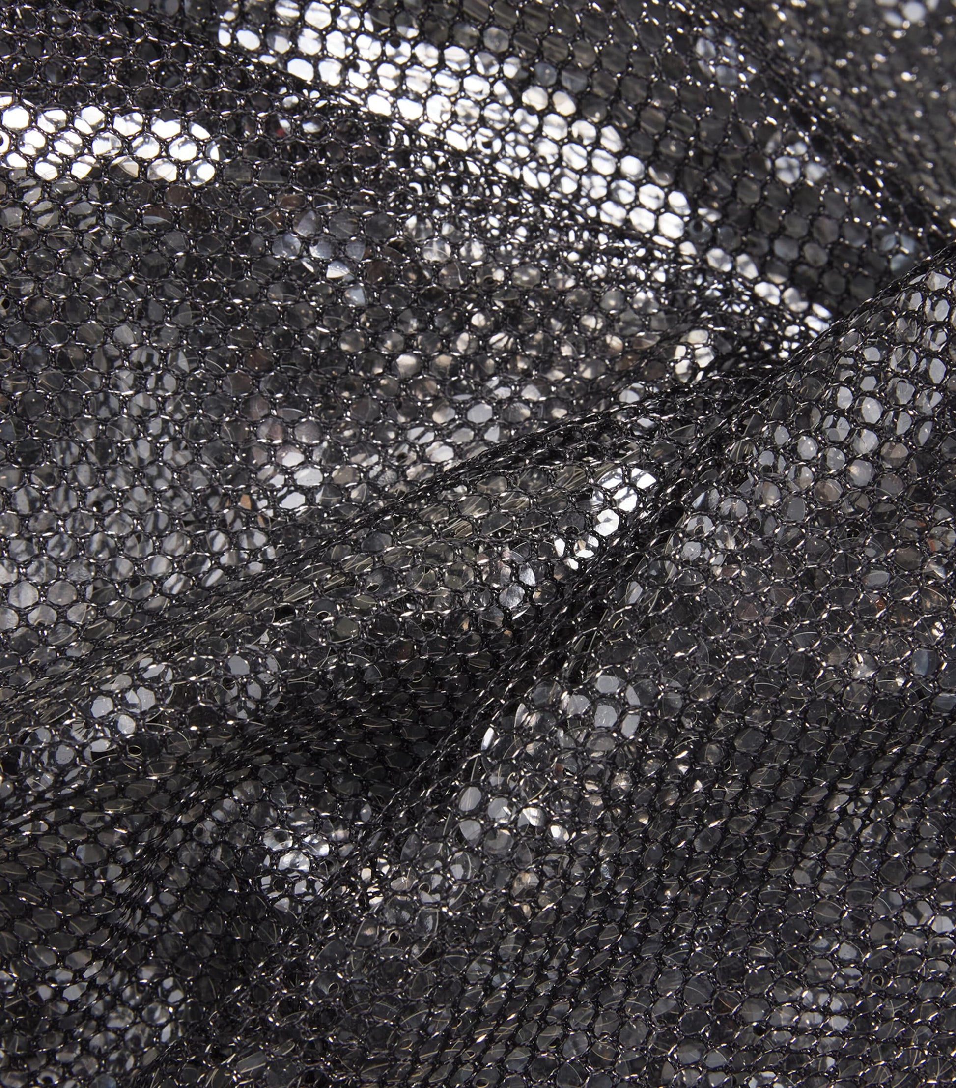 CAMILLA AND MARC Black Sequin Façade Mini Dress