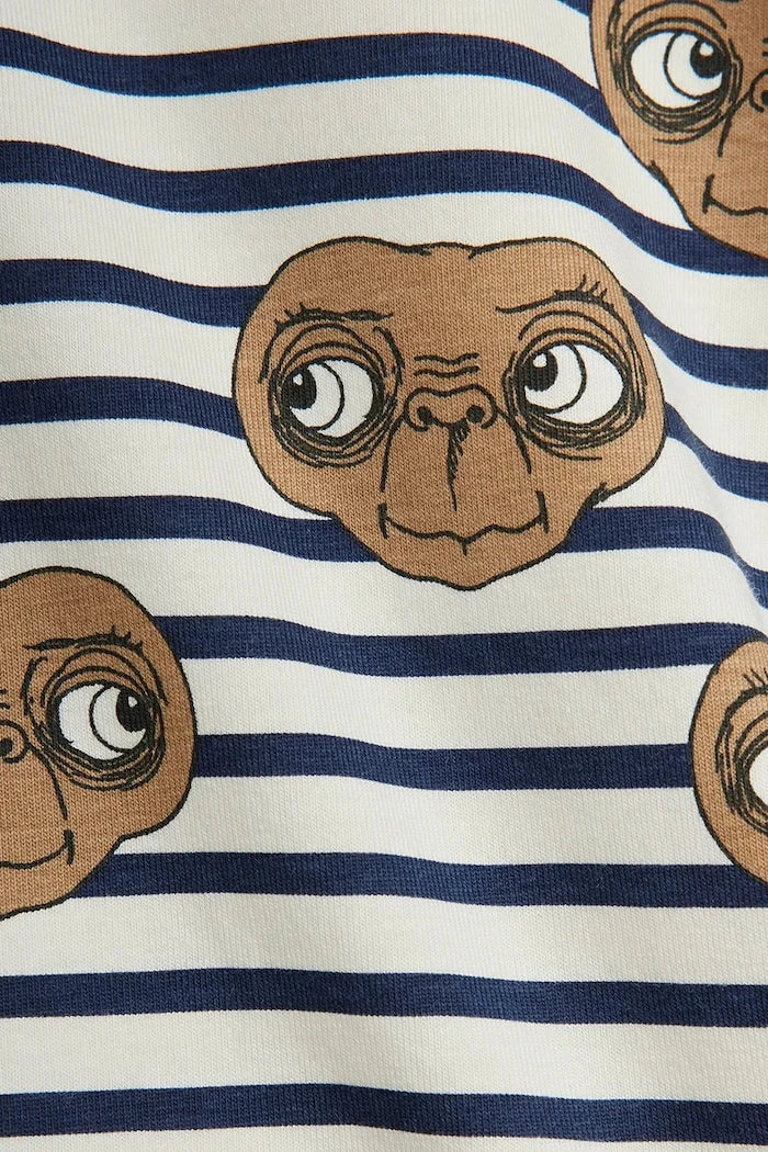 Pamuklu Uzun Kollu Çocuk Bluzu Mini Rodini E.T.