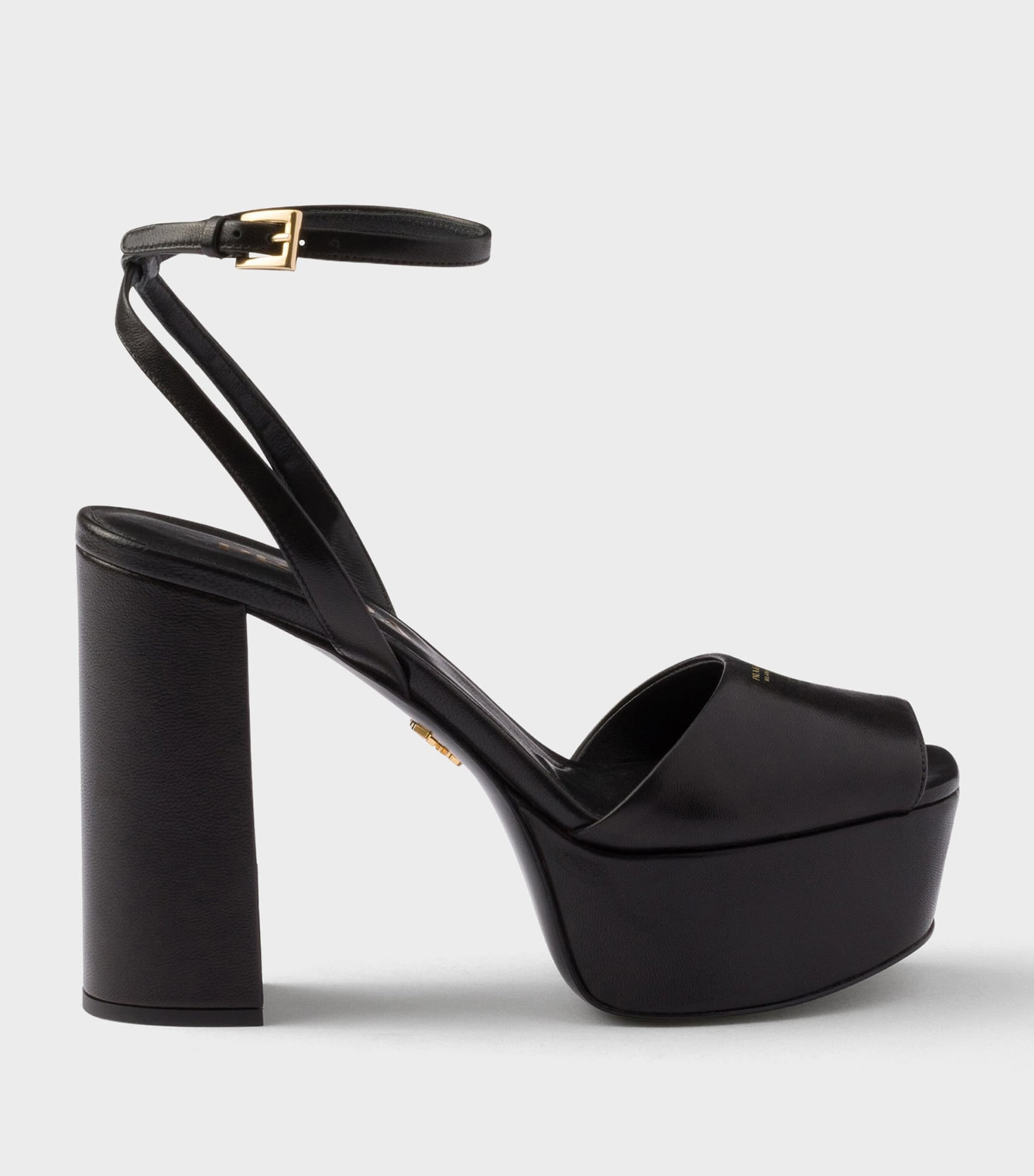 Prada Nappa Leather Platform Sandals 115