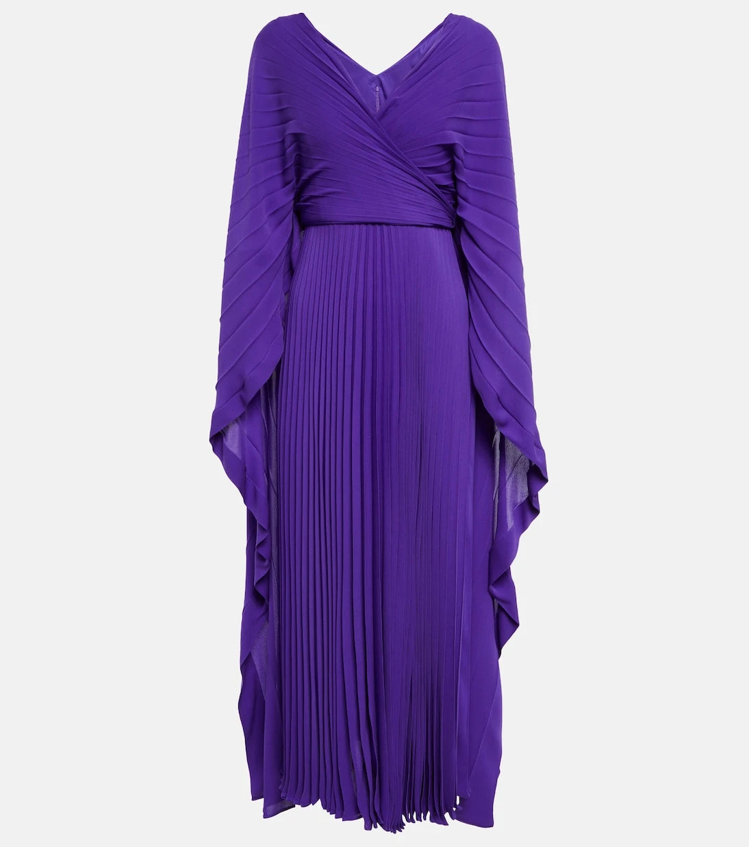 Valentino - Pleated silk gown