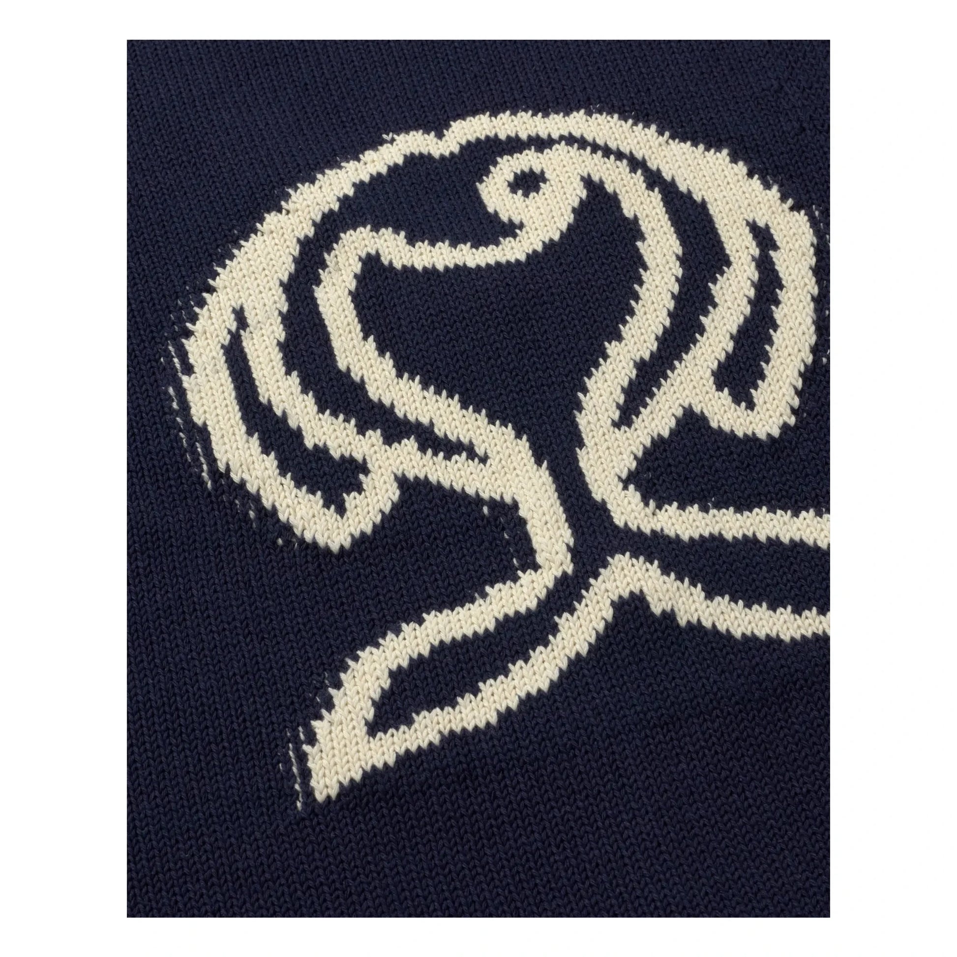 Thinking Mu - Rob Fish organic cotton jacket | Navy blue