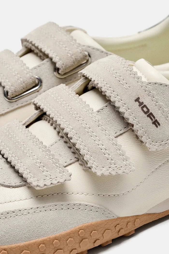 Hoff BRIDGE VELCROS BEIGE kadın deri spor ayakkabı