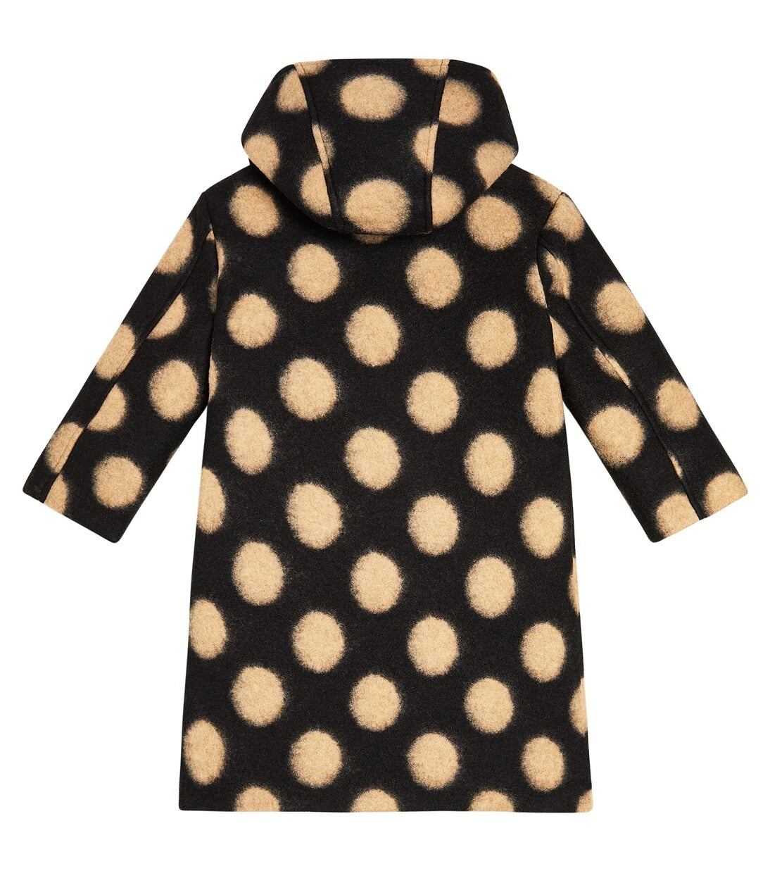 Monnalisa - Polka-dot wool-blend coat