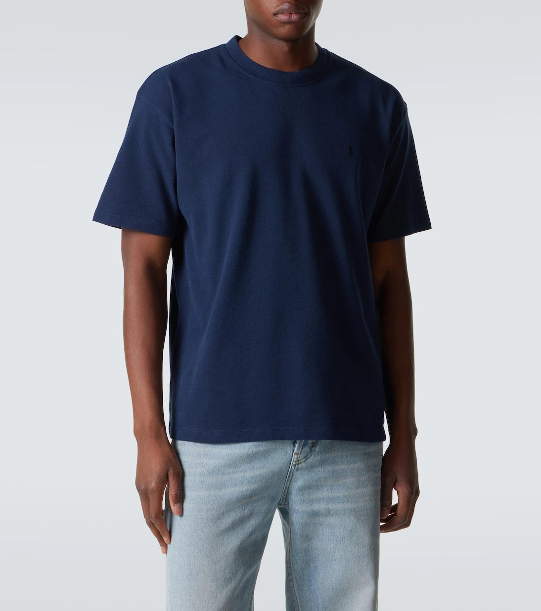 Saint Laurent - Cotton-blend T-shirt