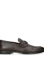 Salvatore Ferragamo Leather Foster Gancho Loafers