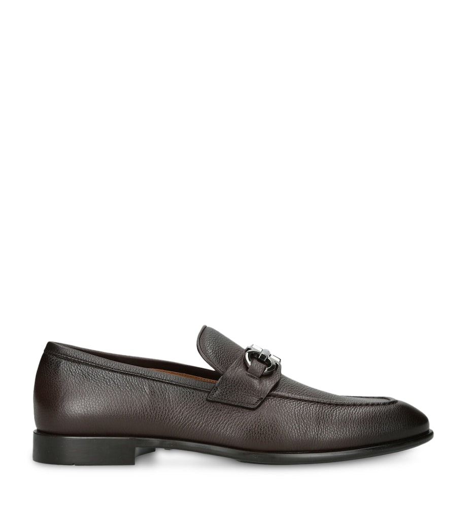 Salvatore Ferragamo Leather Foster Gancho Loafers
