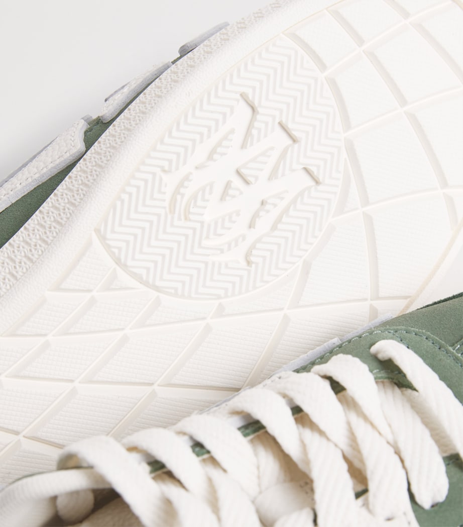 AMIRI Leather Pacific Bones Sneakers