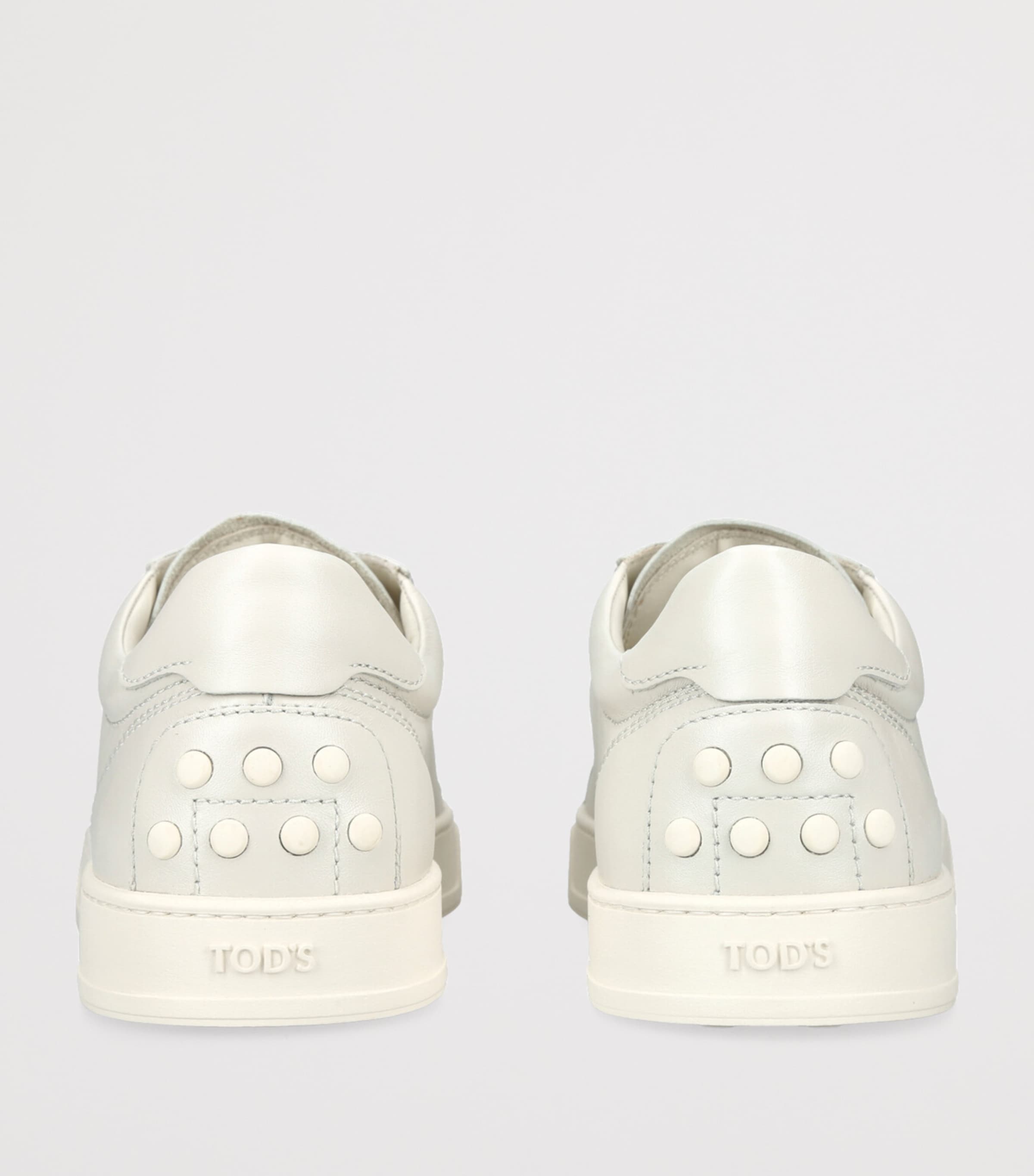 Leather Allacciata Cassetta Sneakers