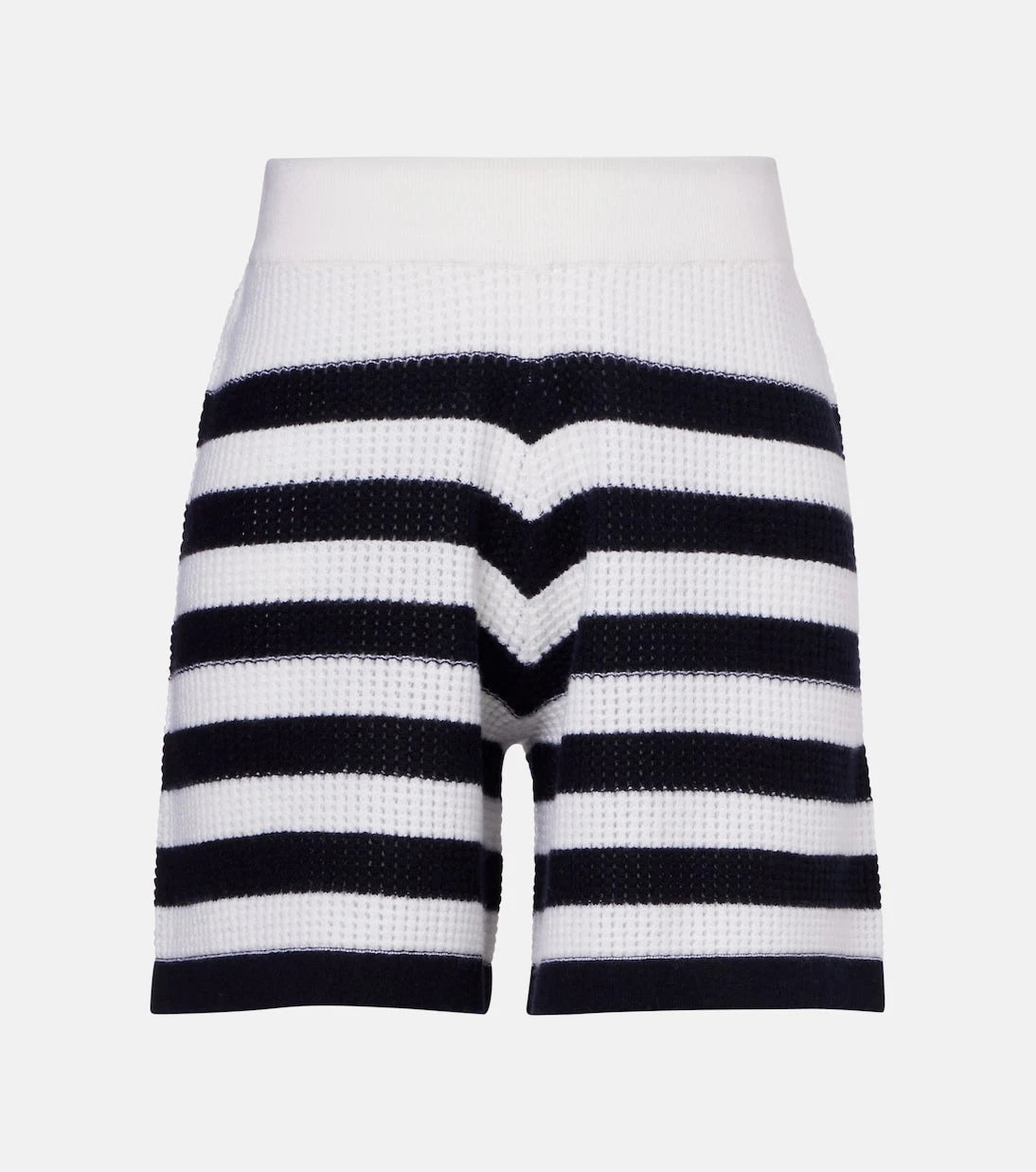 Jardin des Orangers - Striped cashmere shorts