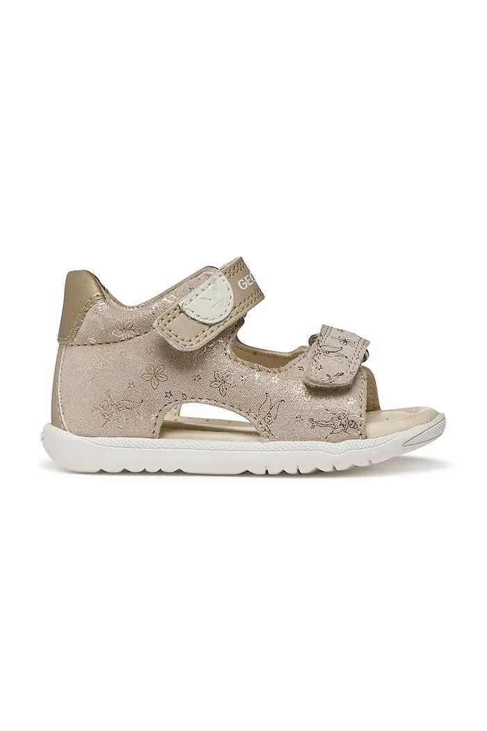Geox сандали за деца от кожа SANDAL MACCHIA
