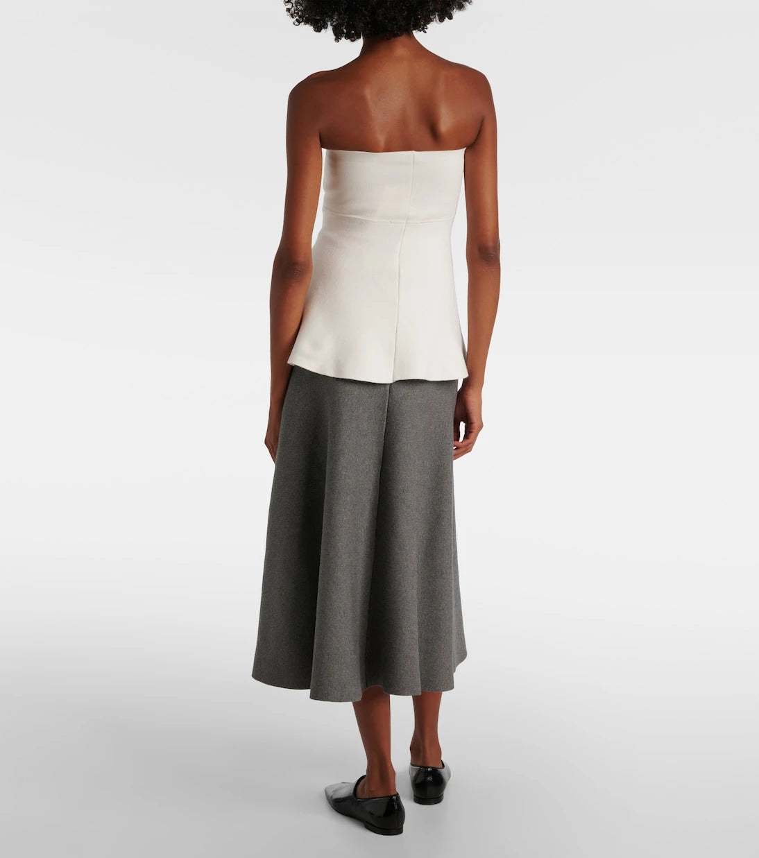 The Frankie Shop - Agathe knitted peplum top
