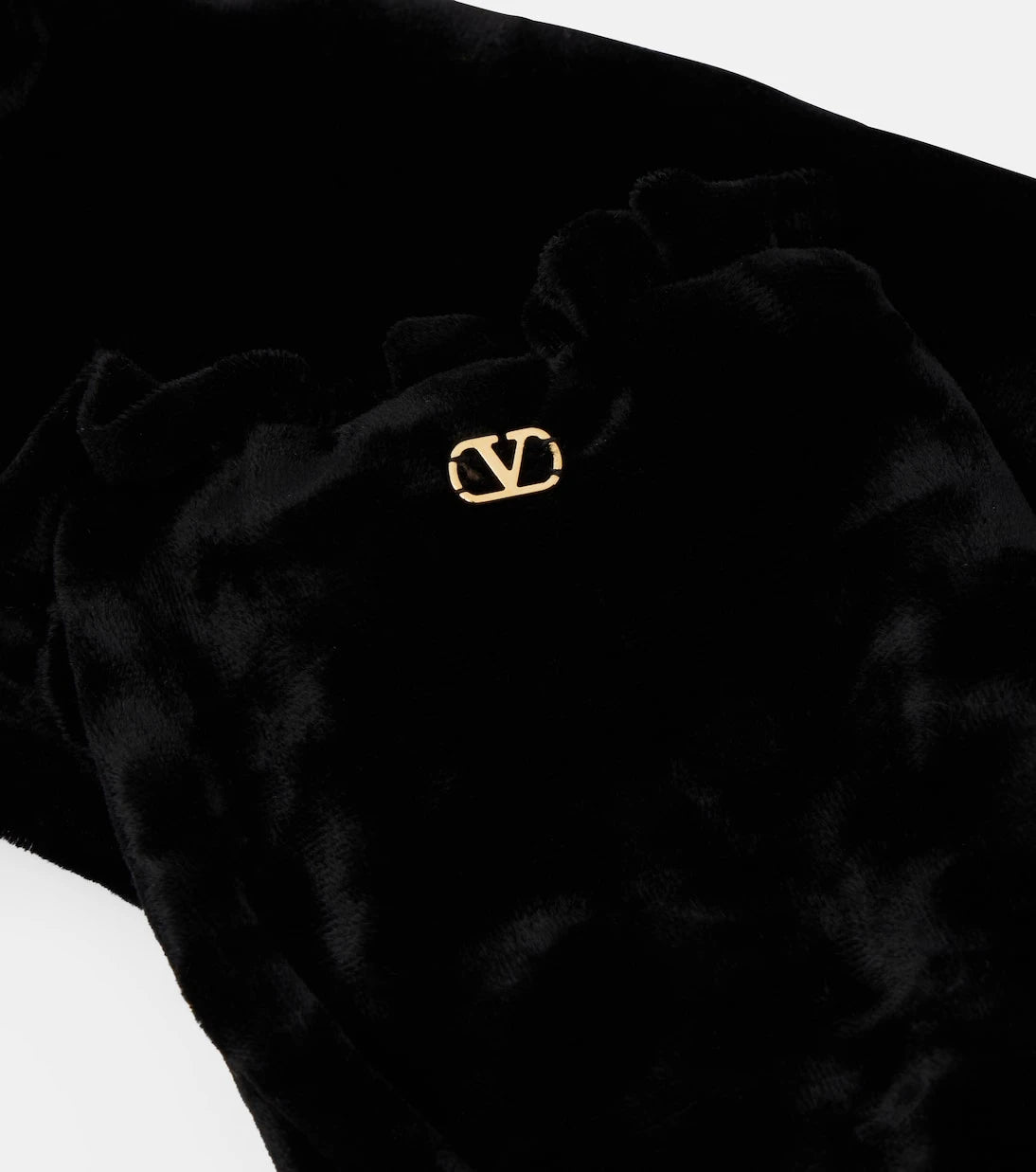 Valentino - VLogo velvet gloves