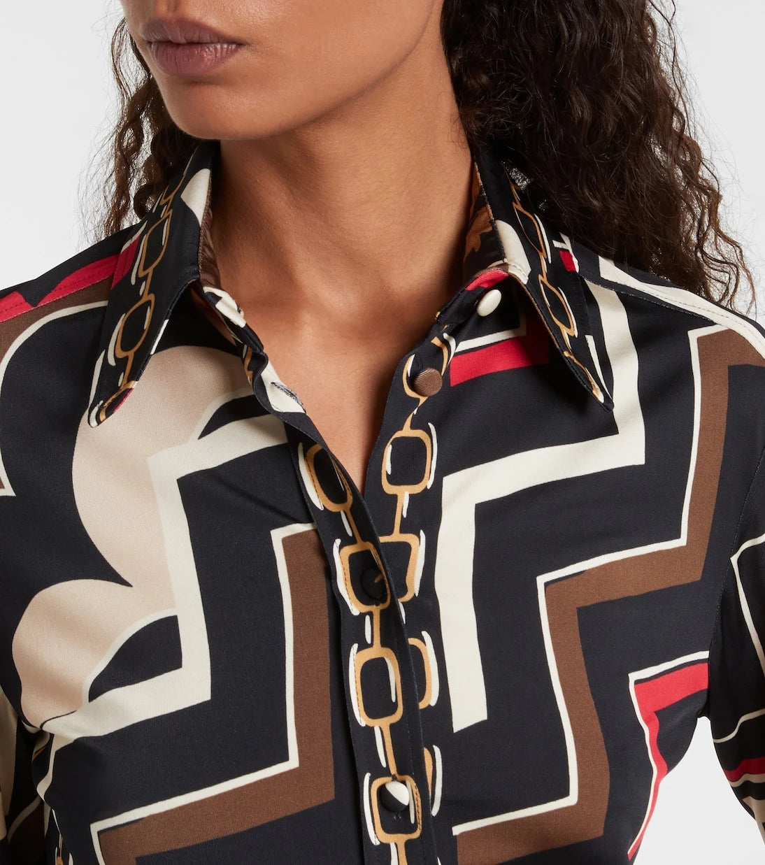 Pucci - Istrice satin jersey shirt