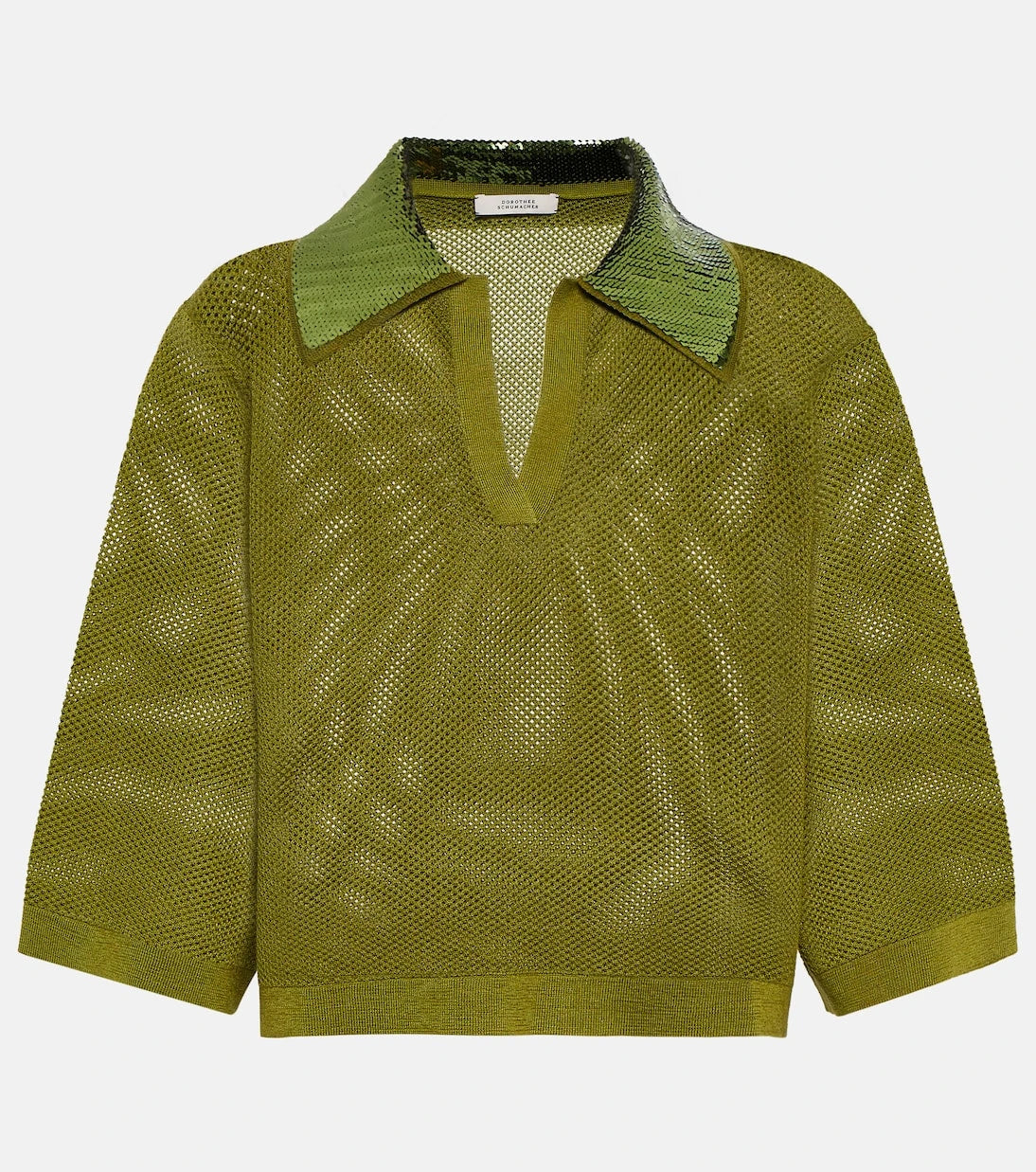 Dorothee Schumacher - Essential Ease wool-blend crop top