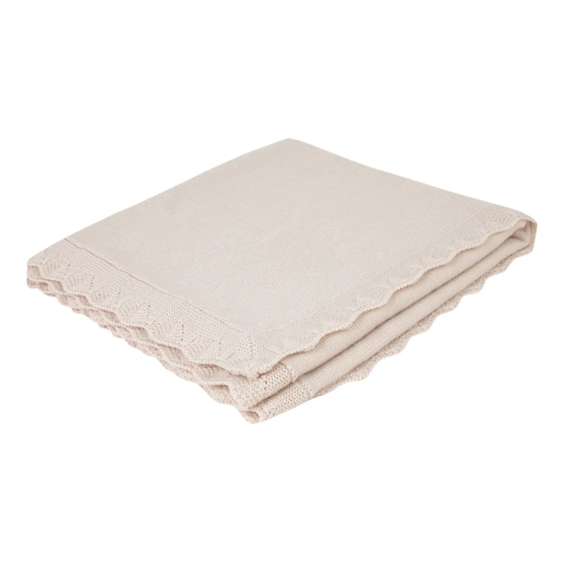 Tartine et Chocolat - Merino Wool Throw | Beige