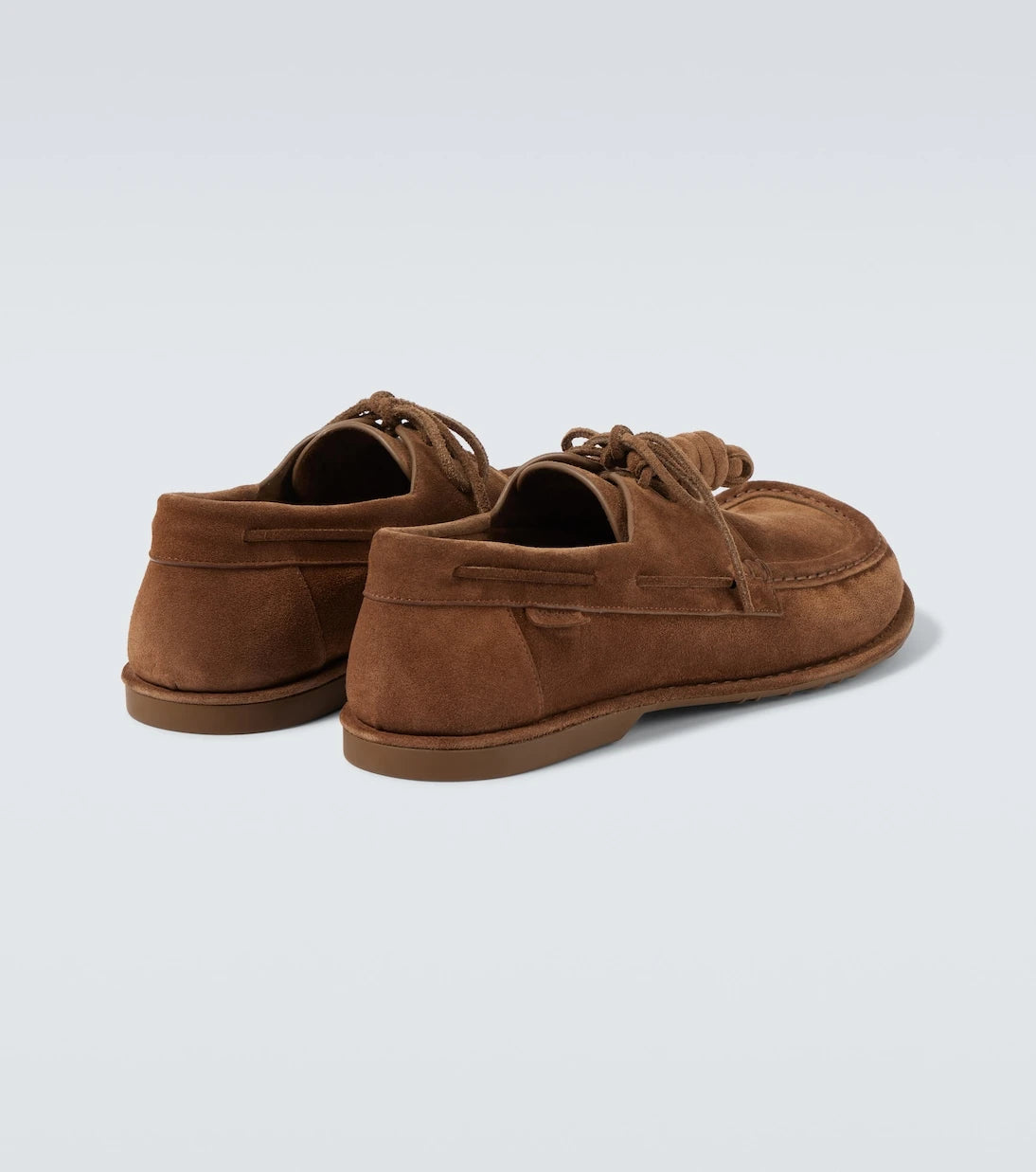 Loewe - Paula's Ibiza Campo suede boat shoes