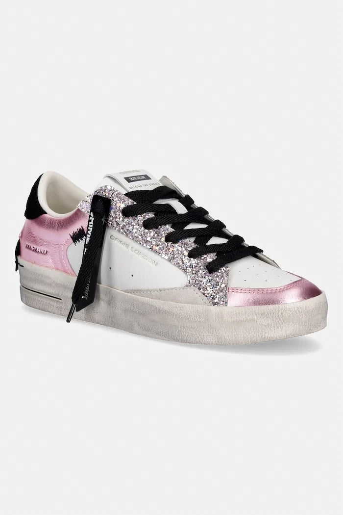 Crime London SK8 DELUXE маратонки дамски от кожа