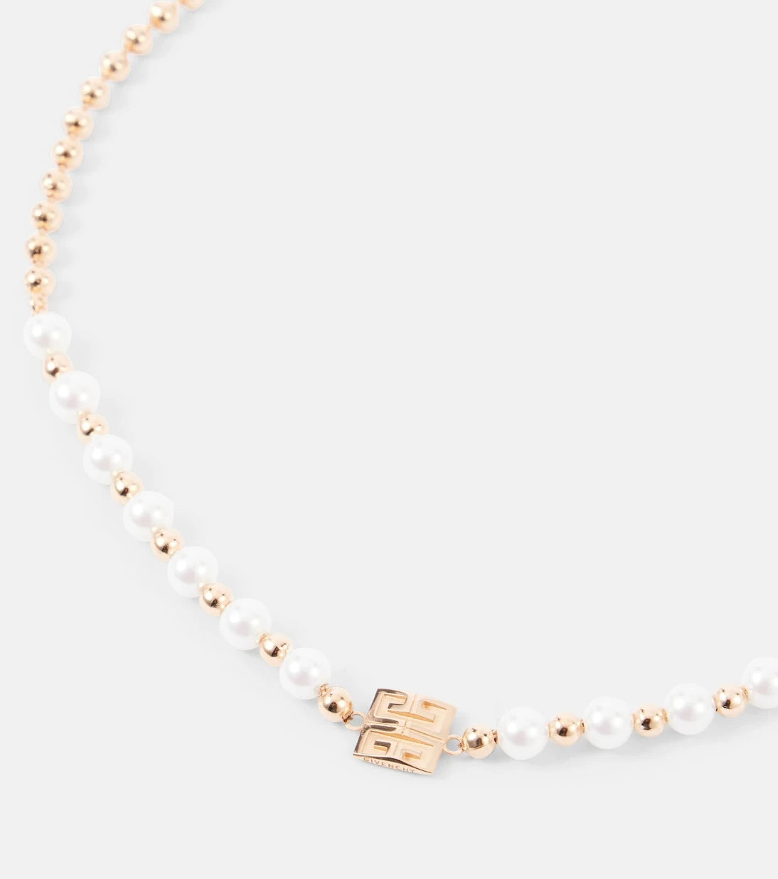 Givenchy - 4G faux pearl necklace