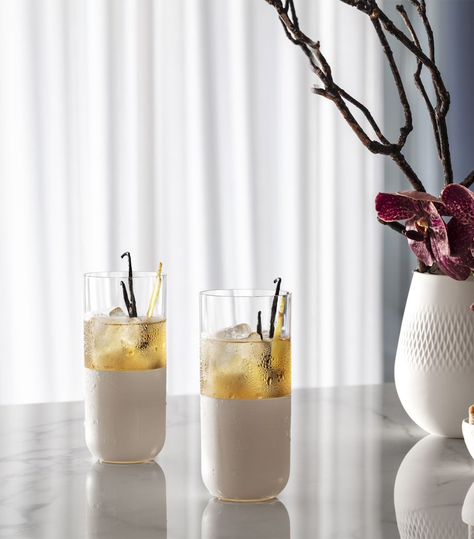 Set of 4 Manufacture Rock Blanc Long Drink Tumblers (430ml)