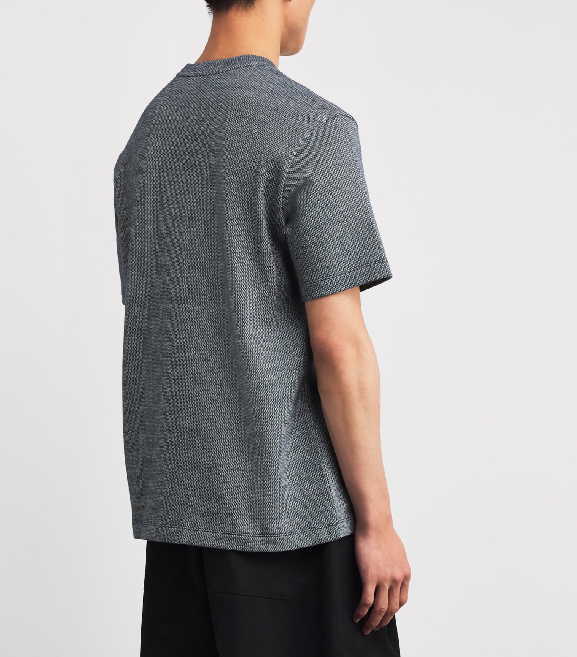 Cotton Mélange-Effect T-Shirt