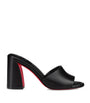 Christian Louboutin Black Jane Nappa Mules 85