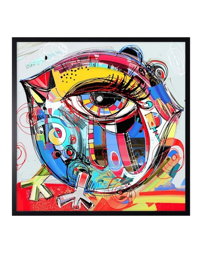 Çerçeveli Kağıt Üzerine Reprodüksiyon 70x70 cm
