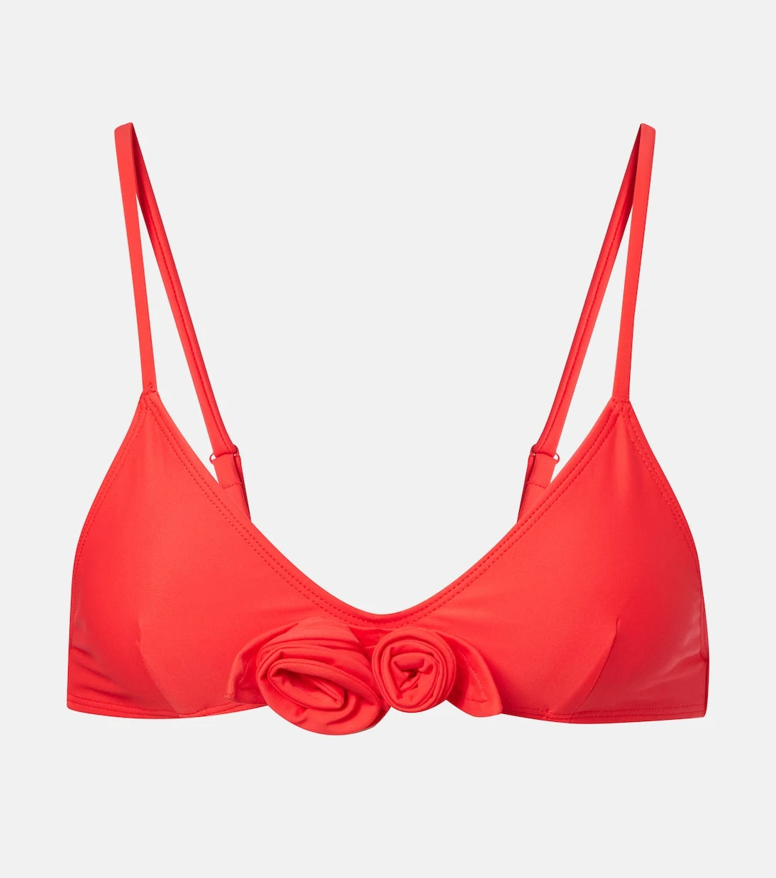 Coperni - Flower floral-appliqué bikini top