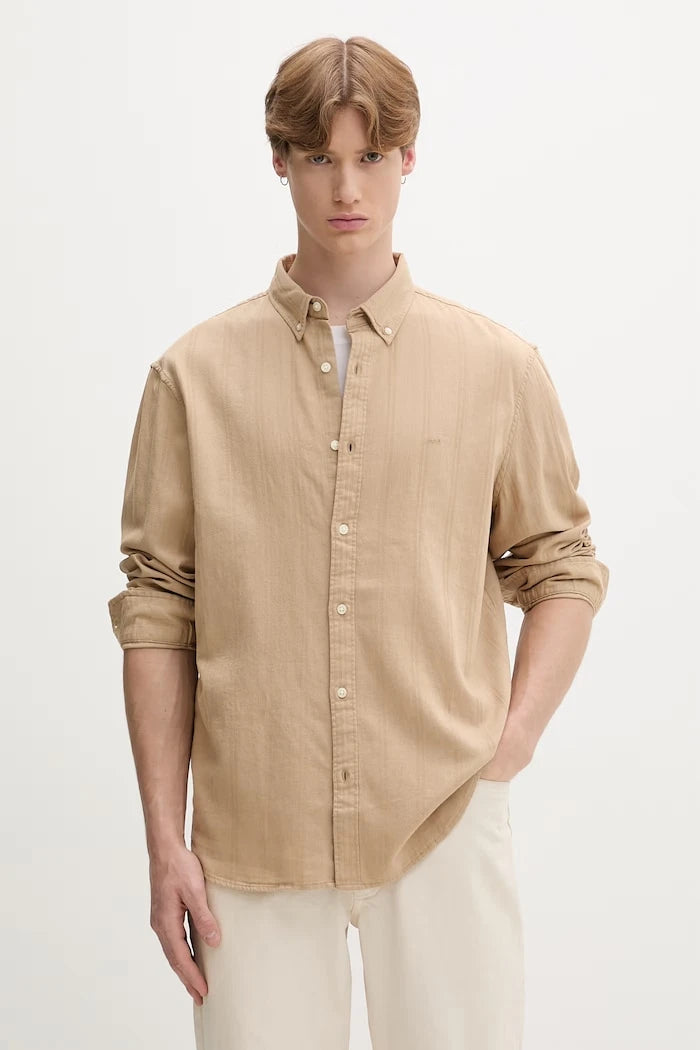 Levi's erkek ketenli gömlek AUTHENTIC BUTTON DOWN