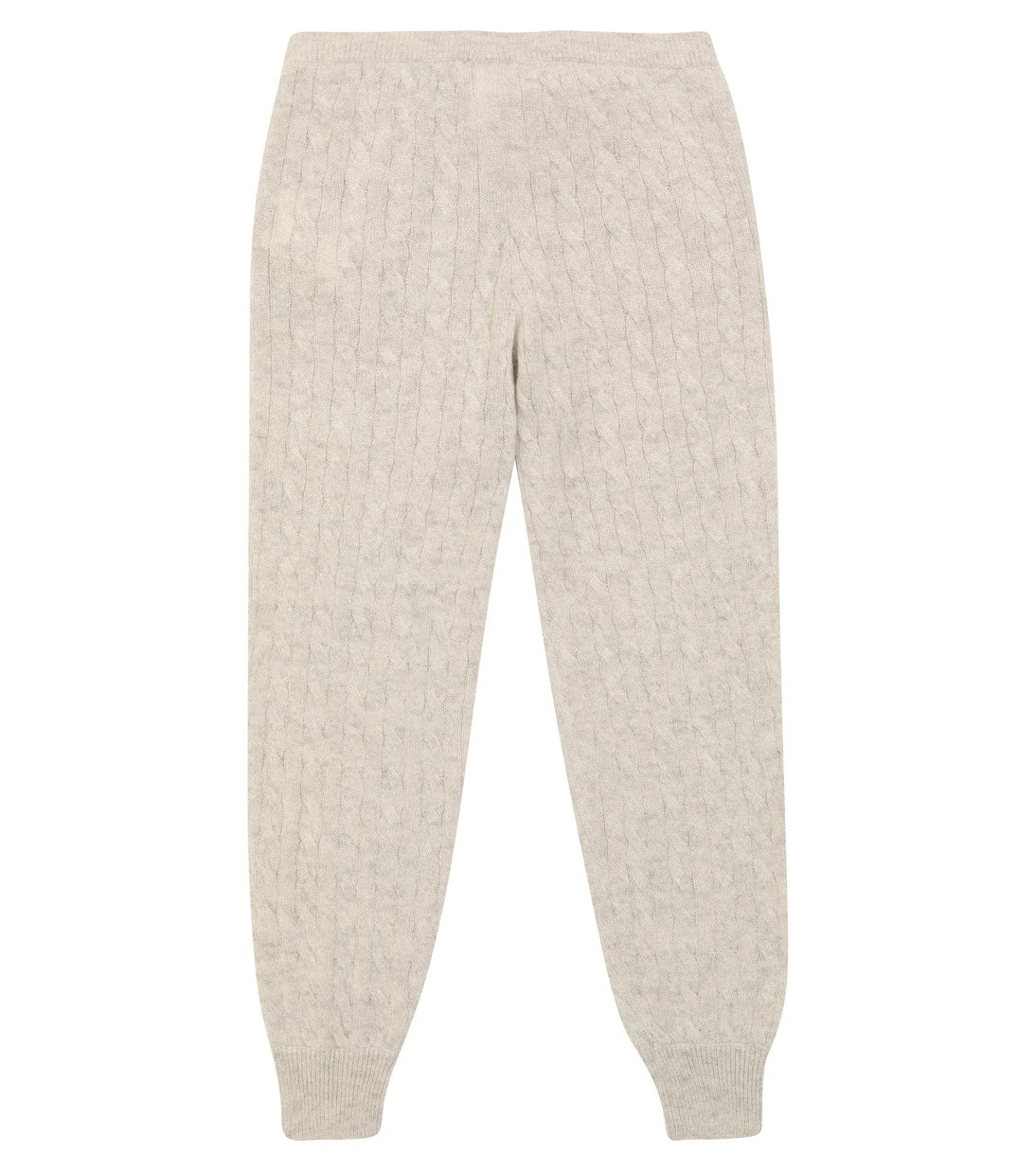 Brunello Cucinelli Kids - بنطال رياضي ميتاليك منسوج بنقشة كابل