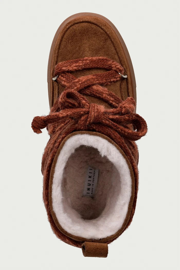 Inuikii Suede Knot kadın süet kar botu