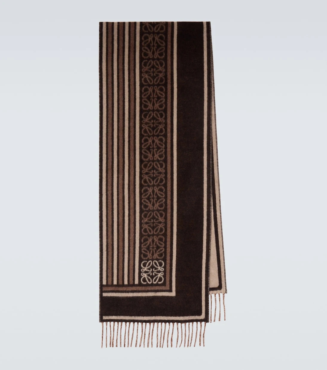 Loewe - Anagram wool and cashmere jacquard scarf