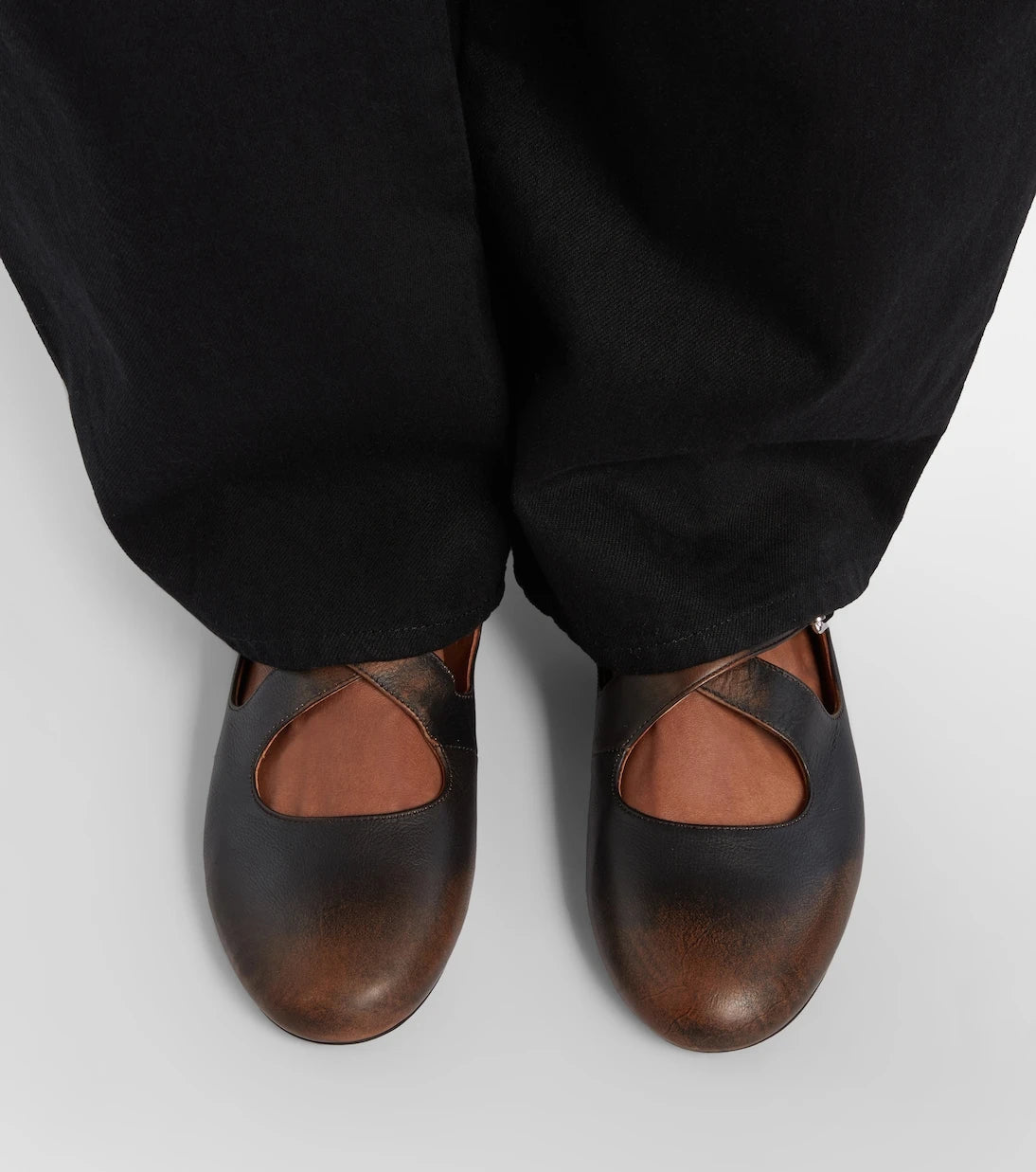 Alaïa - Leather ballet flats