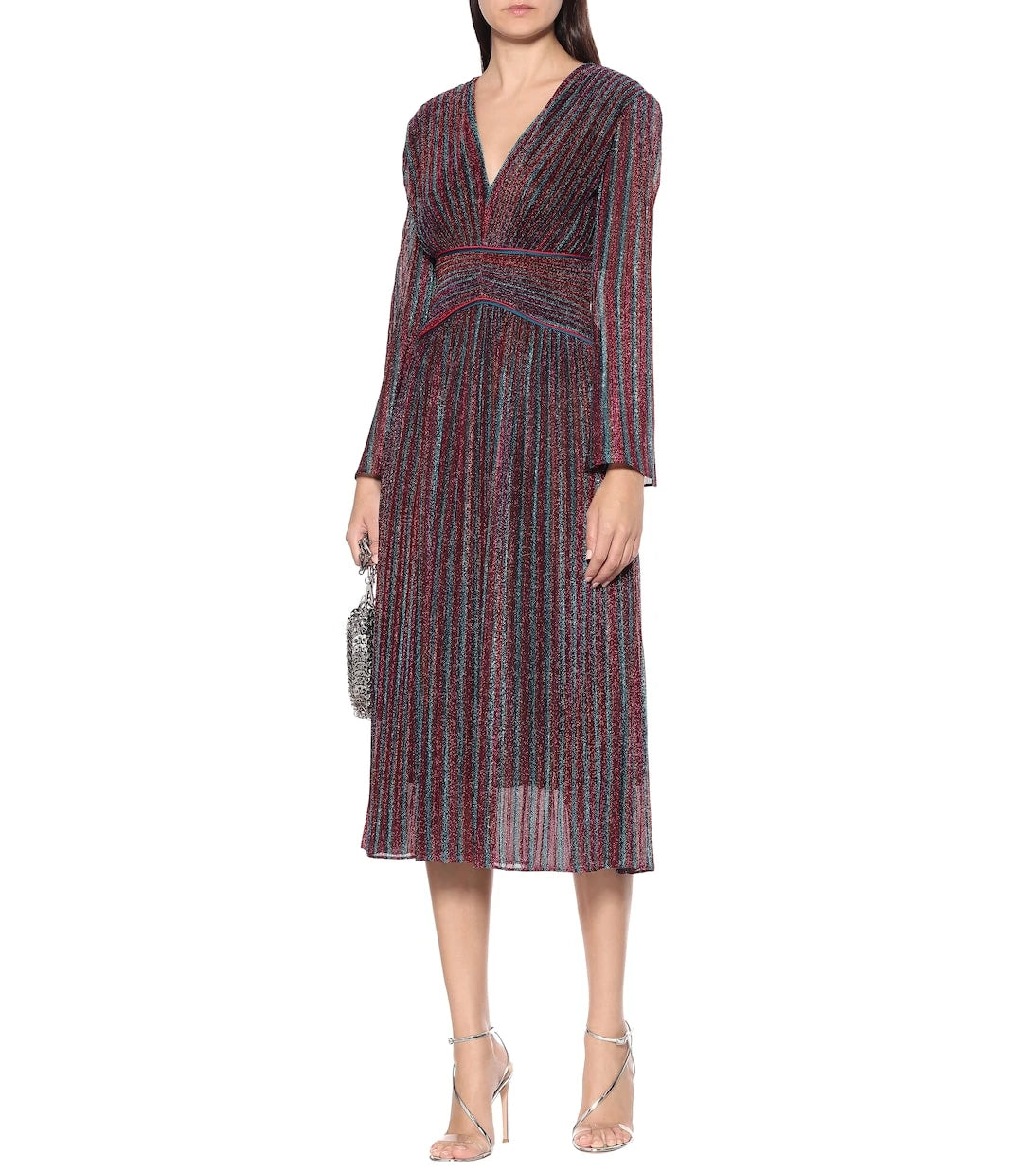 Simkhai - Metallic striped midi dress