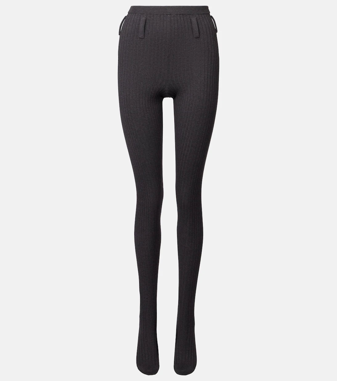 Prada - Ribbed-knit cotton-blend tights