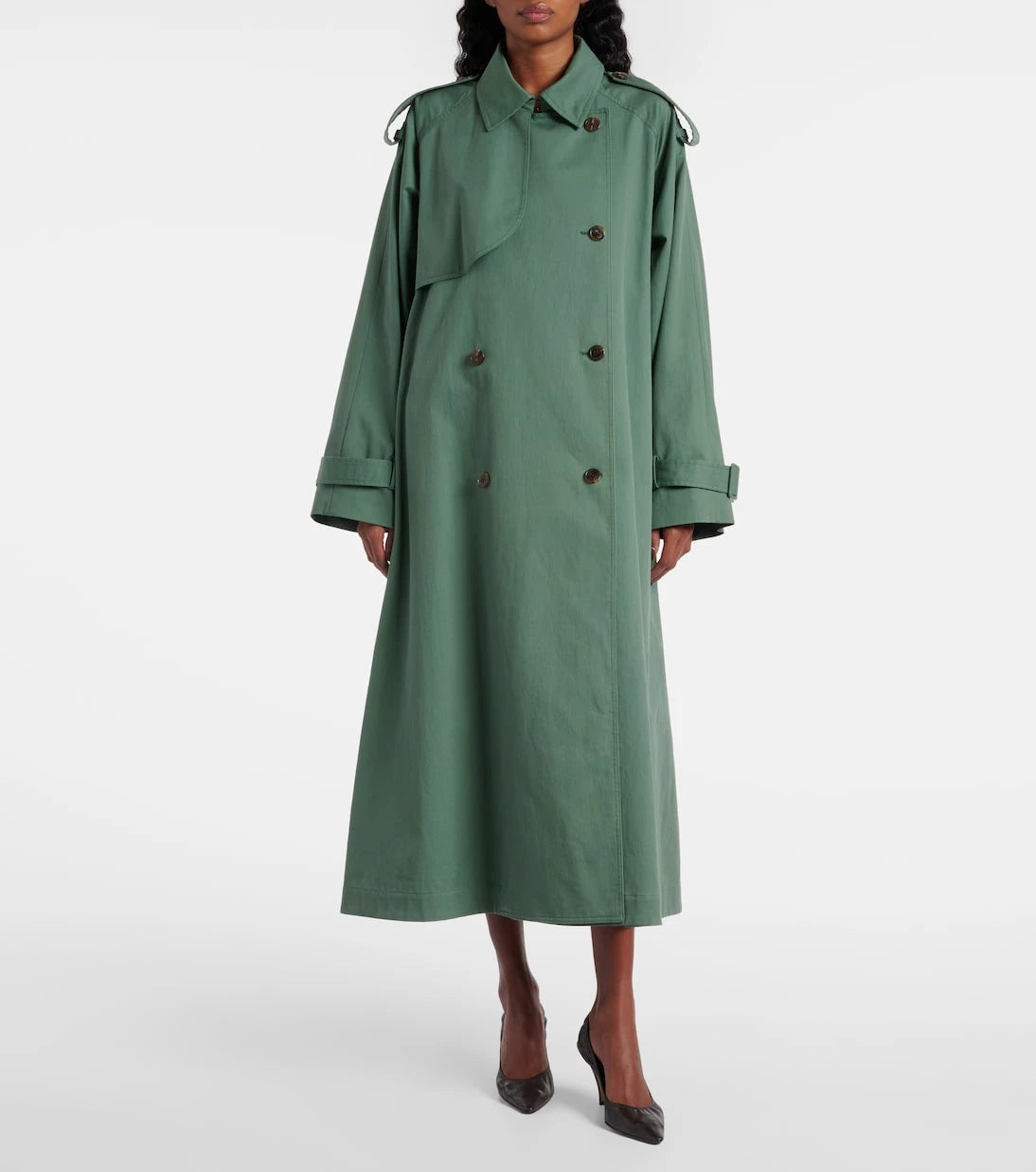 The Row - Domeka oversized cotton twill trench coat