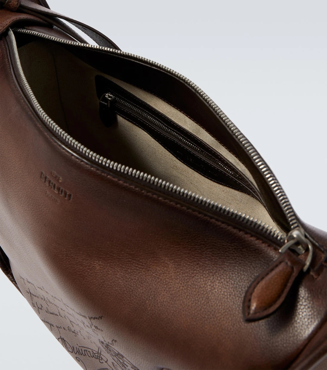 Berluti - Périple Scritto Venezia leather shoulder bag