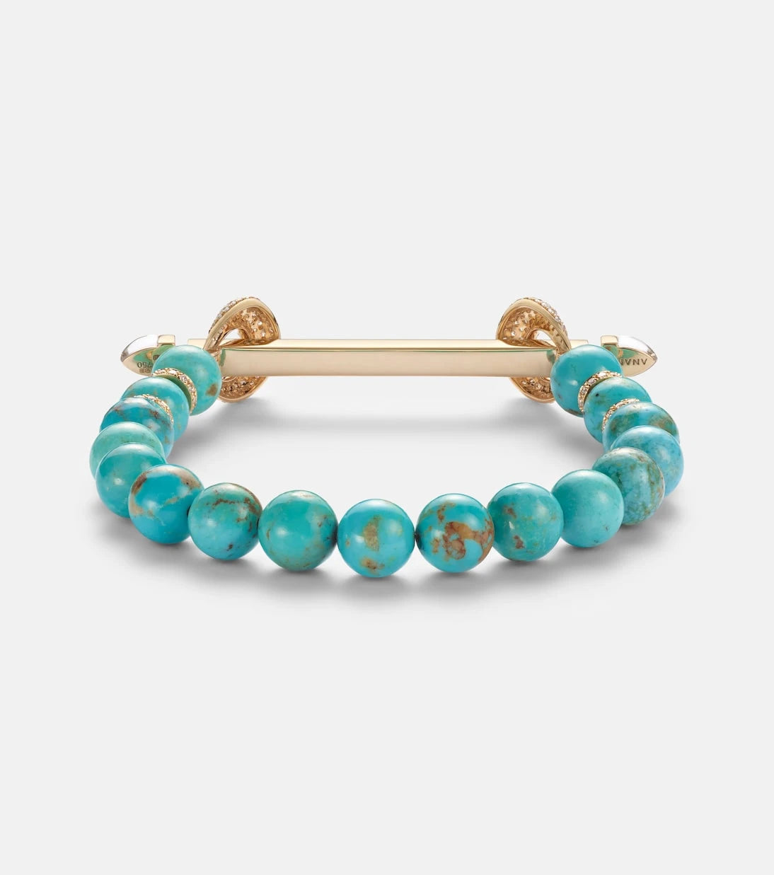 Ananya - Chakra 18kt gold bracelet with gemstones
