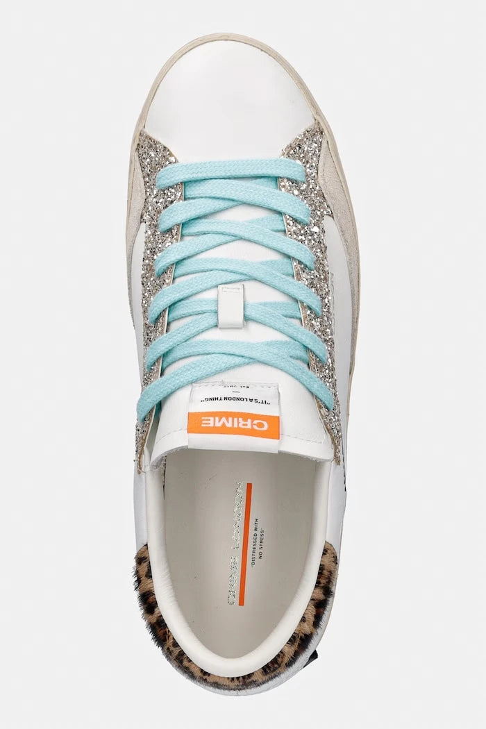 Crime London DISTRESSED PLATFORM Deri Sneaker