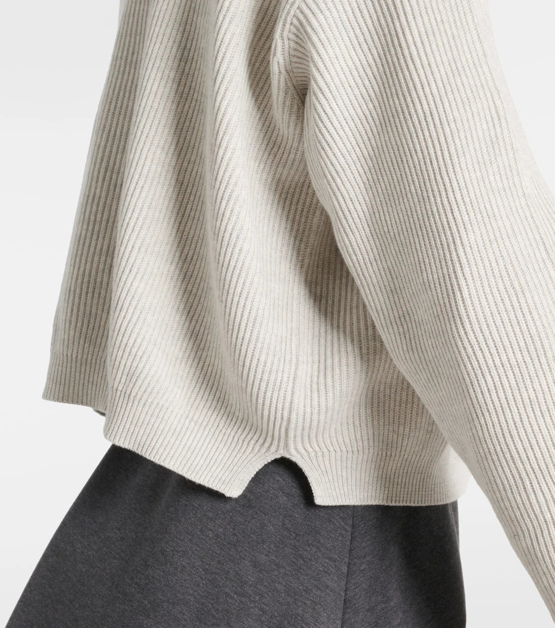 Brunello Cucinelli - Ribbed-knit cotton polo sweater