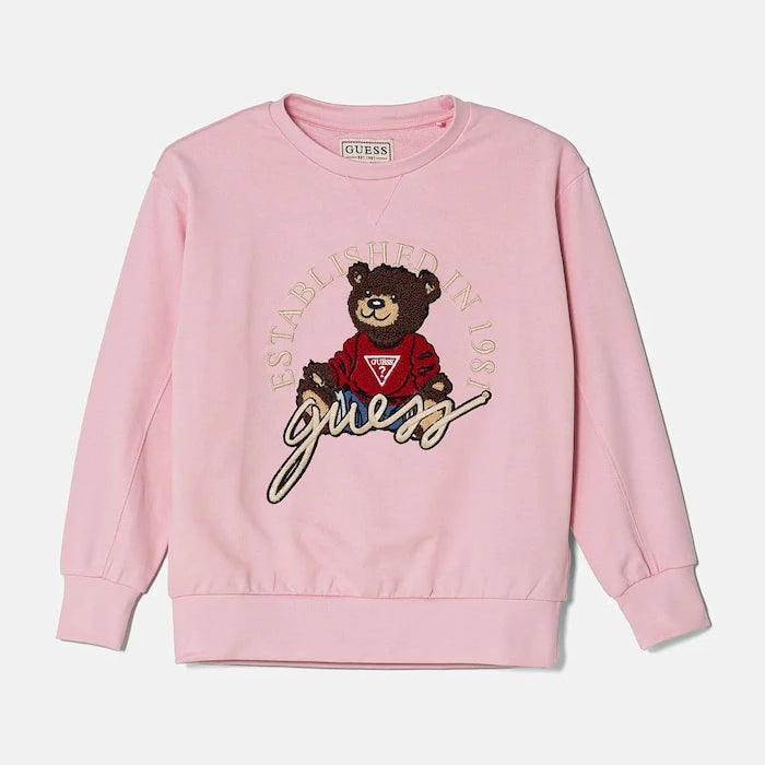Детски памучен суичър Guess