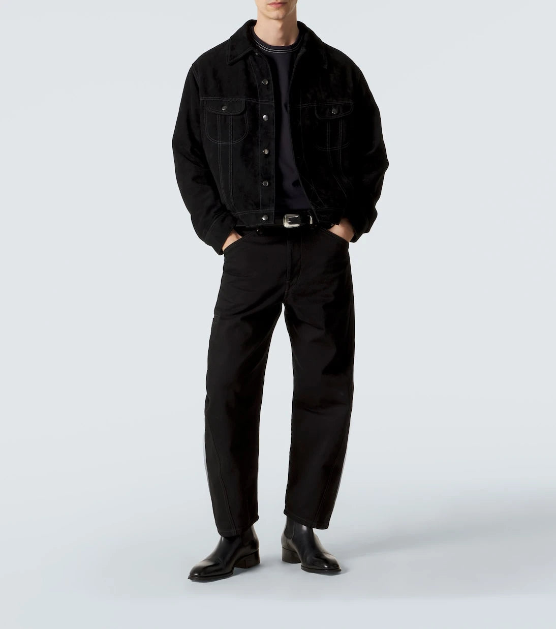 Lemaire - Cotton and linen T-shirt