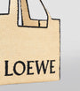 LOEWE Beige x Paula's Ibiza Large Font Tote Bag